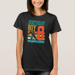 8-jähriges Eishockey Thema 8. Geburtstagsparty Su T-Shirt