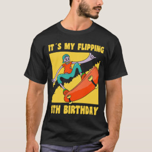 8-jähriges Glück 8. Geburtstag Skateboarding 8. T-Shirt