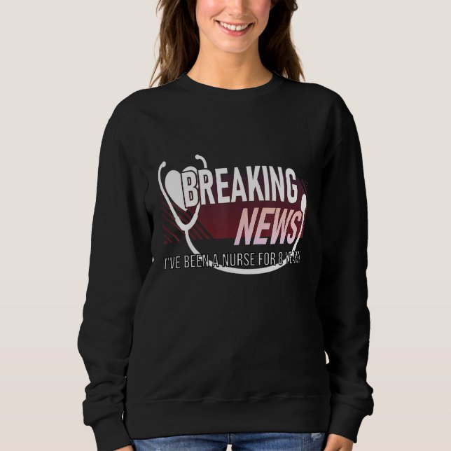 8-jähriges Kinderarbeitsjubiläum Ap. Sweatshirt (Vorderseite)
