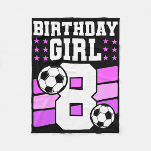8-jähriges Mädchen 8. Geburtstagsgeschenk Bday Fuß Fleecedecke