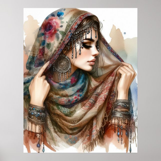 *~* 8 Kartenleser A100 Psychische Boho Sinti und R Poster (Vorne)