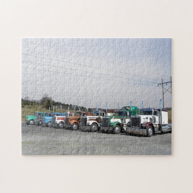 8 Kenworth W900As Puzzlespiel Puzzle (Horizontal)