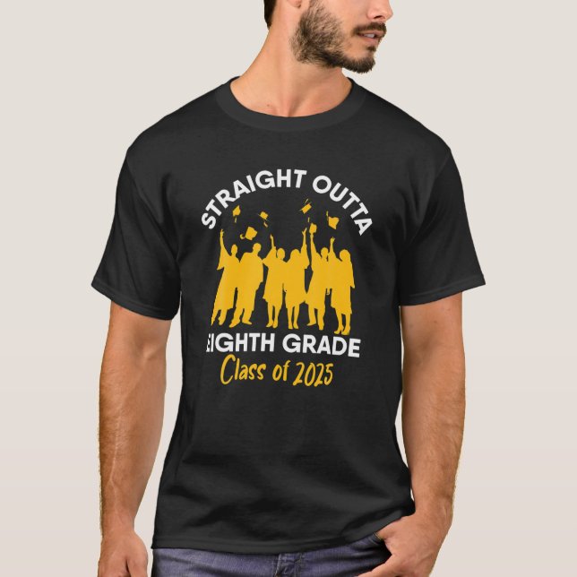 8. Klasse 2025 Abschluss Familienschule ihr H T-Shirt (Vorderseite)