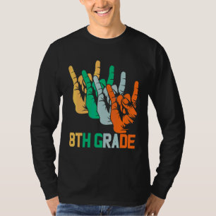 8. Klasse ist mein Ding Vintage 80er Boombox Lehre T-Shirt