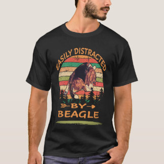 8 Leicht Ablenkbar Durch Beagle T-Shirt