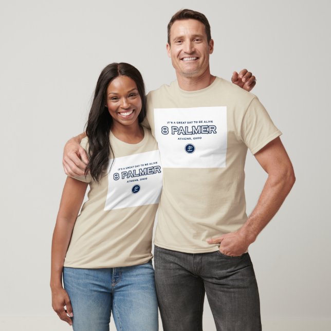 8 Logo der Palmer Collegiate T-Shirt (Unisex)