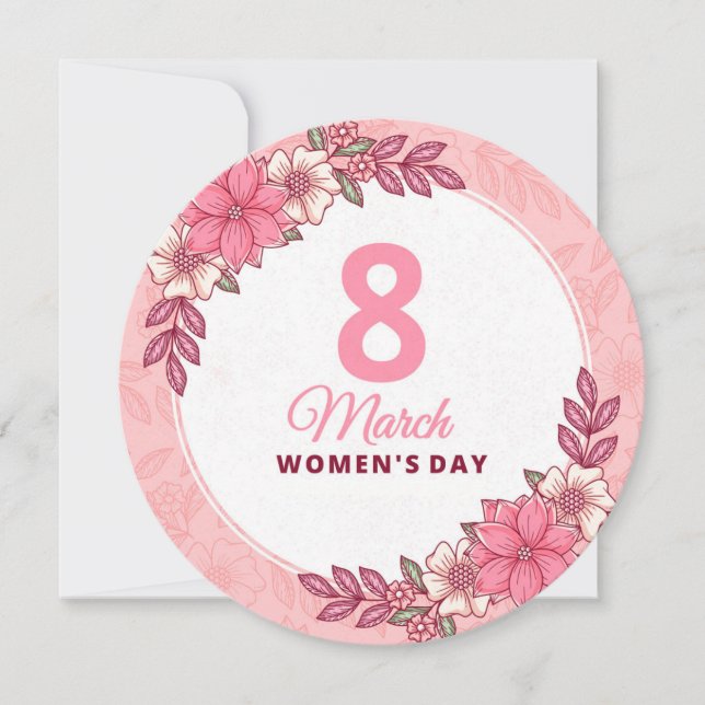 8 March - Women's Day Einladung (Vorderseite)