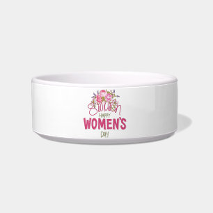 8. März Floraler Frauentag-Gruß Napf