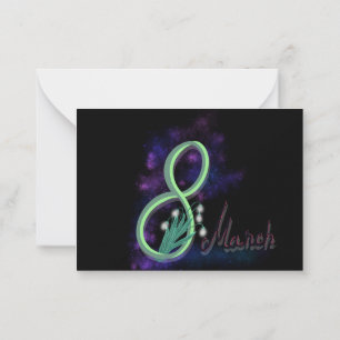 8 MÄRZ MITTEILUNGSKARTE