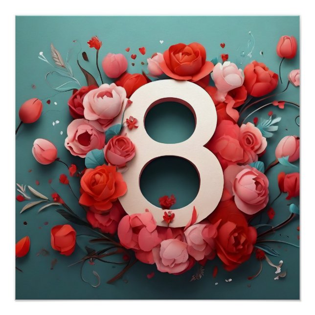 8 MÄRZ POSTER (Vorderseite)