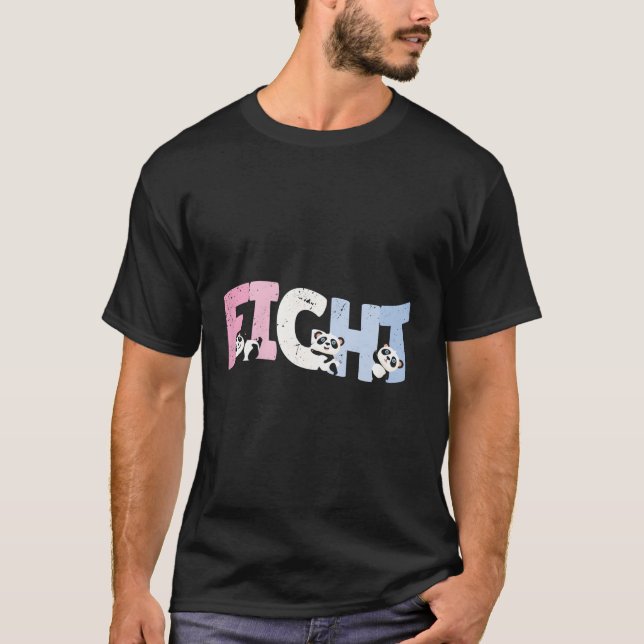 8 Panda 8. B-Tag T-Shirt (Vorderseite)