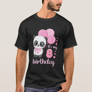 8 Panda K Ballons Es Ist Mein 8. T-Shirt