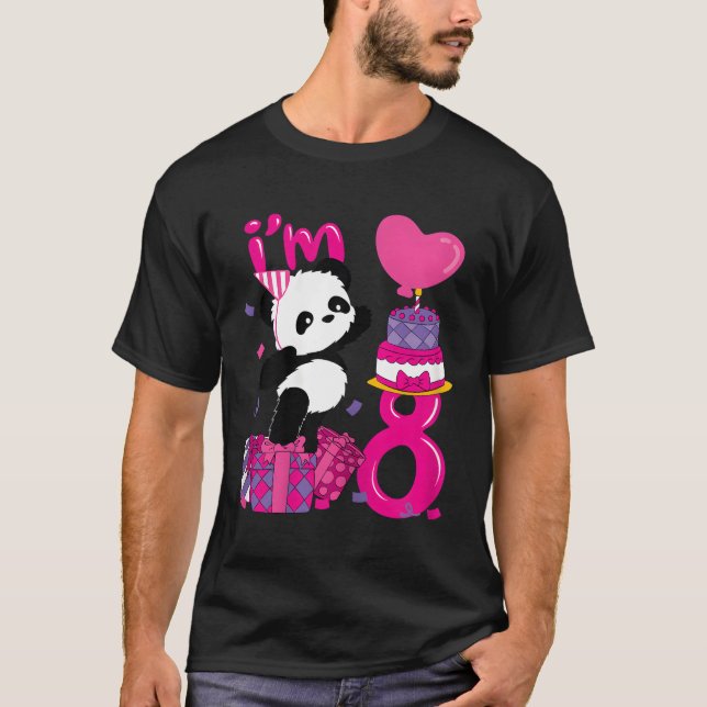 8 Panda T-Shirt (Vorderseite)