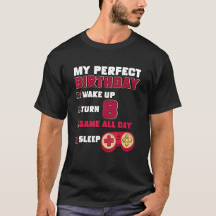 8. Perfekt zum Geburtstag Gamer Gaming 8-jährige J T-Shirt