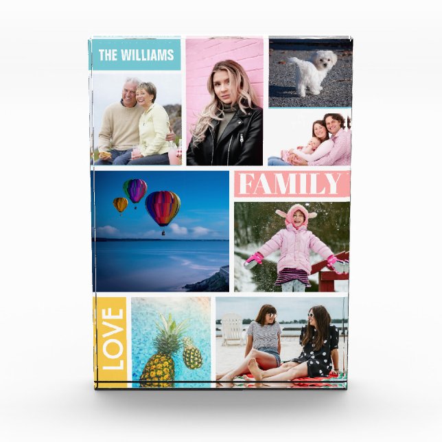 8 Personalisierter Fotoblock für benutzerdefiniert (Vorderseite)