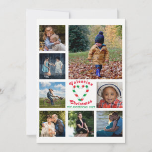 8 Picture Family Foto ✨ Collage Christmas Feiertagskarte