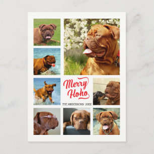 8 Picture Family Foto ✨ Collage Custom Christmas Feiertagspostkarte