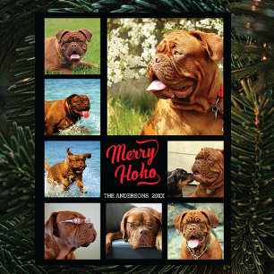 8 Picture Family Foto ✨ Weihnachtscollage Custom Puzzle
