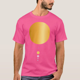 8 Planeten Sonnensystem Astronomie T-Shirt