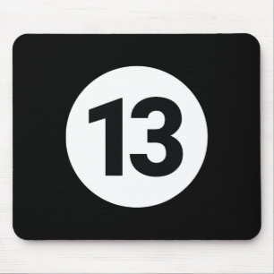8 Pool Ball 13 Billard Halloween Gruppe Mousepad