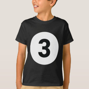 8 Pool Ball 3 Billiards KostümHalloween Gruppe Ma T-Shirt