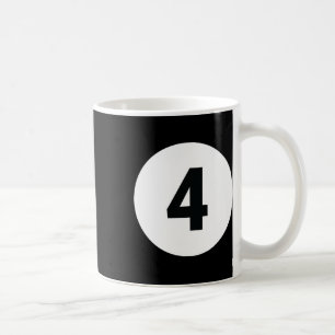 8 Pool Ball 4 Billiards Kostüm Halloween Gruppe Ma Kaffeetasse