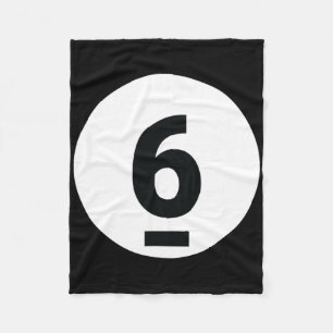 8 Pool Ball 6 Billard Kostüm Halloween Gruppen-Mat Fleecedecke