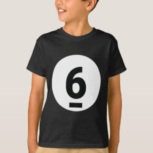 8 Pool Ball 6 Billiards KostümHalloween Gruppe Ma T-Shirt