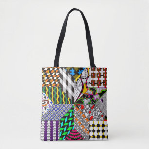 8-Punkte-Quilting-Block-Totbeutel