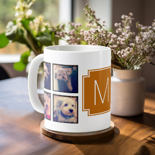 8 Quadratische Foto-Collage Instagram-Rahmen Tasse
