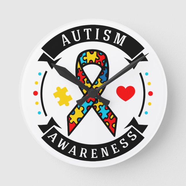 8" Runde Acrylwand-Uhr Runde Wanduhr (Vorderseite)