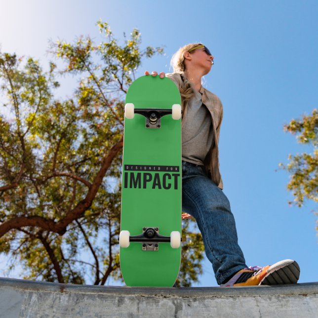  8" Skateboard-Deck (Grün) Skateboard (Außenbereich 1)