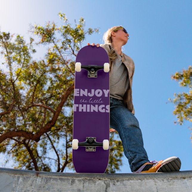  8" Skateboard-Deck (Lila) Skateboard (Außenbereich 1)