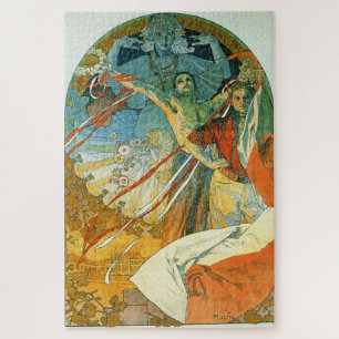 8. Sokol-Festival von Alphonse Mucha Puzzle