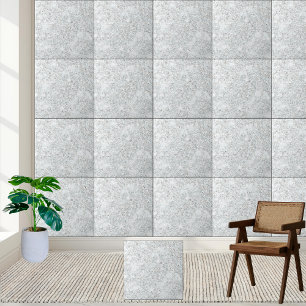 #8 Sparkling White Terrazzo Keramik Tile Fliese