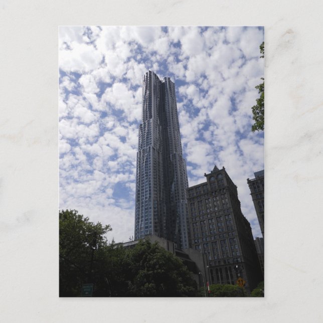 8 Spruce Street Skycraper Postcard New York City Postkarte (Vorderseite)