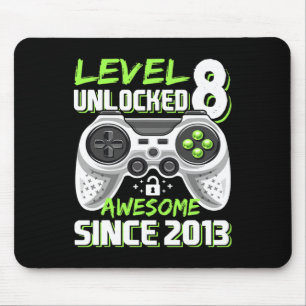 8 Unlocks Phantastisch 2013 Videospiel 8. Geburtst Mousepad