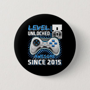 8 Unlocks Phantastisch 2015 Videospiel 8. Geburtst Button