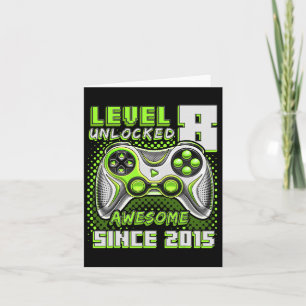 8 Unlocks Phantastisch 2015 Videospiel 8. Geburtst Karte