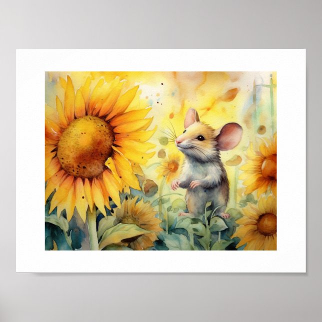 8 von 17 Sonnenblumengarten Miceville Poster (Vorne)