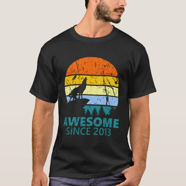 8. Wolf 8 T-Shirt (Vorderseite)