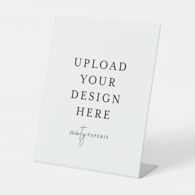 8" x 10" Kunststoffgehäuse Sockelschild (Vorderseite)