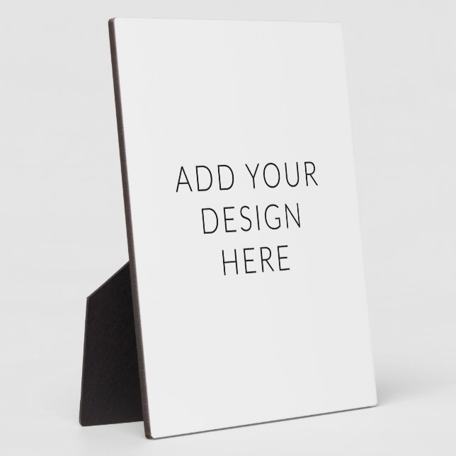 8" x 10" Portraitzeichen Fotoplatte (Seite)