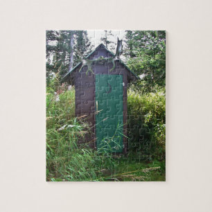 8" x 10" Puzzle 110 Stücke Alaska outhouse