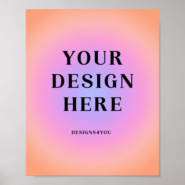 8 x 10 Vertikal bedruckte Kunst Poster (Vorne)