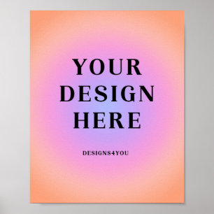 8 x 10 Vertikaler Druckkunst Poster