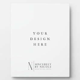 8 x 10 Zoll-Schild mit Ständer Fotoplatte