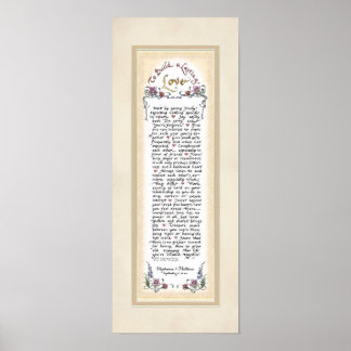 8 x 20 zum Erstellen einer dauerhaften Liebe Cream Poster
