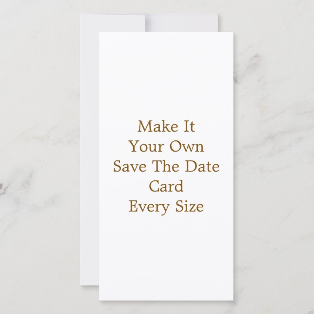 8" x 4" Save-the-Date-Karte Save The Date (Vorderseite)