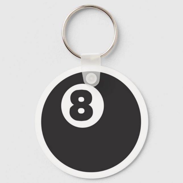 8ball - Maßgeschneidert Schlüsselanhänger (Vorderseite)